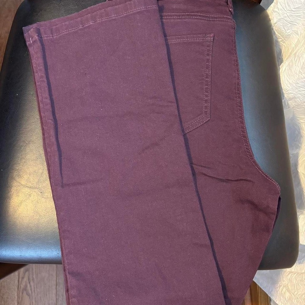 Express Women's Wine Wash Jeans Size 12 NWT MSRP $98 - Picture 2 of 5